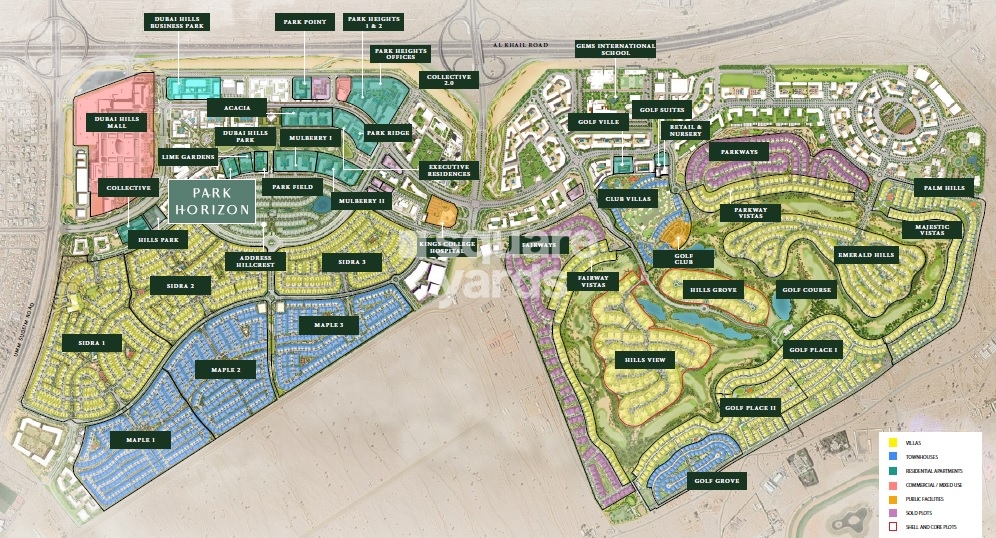 Emaar Park Horizon Master Plan Image