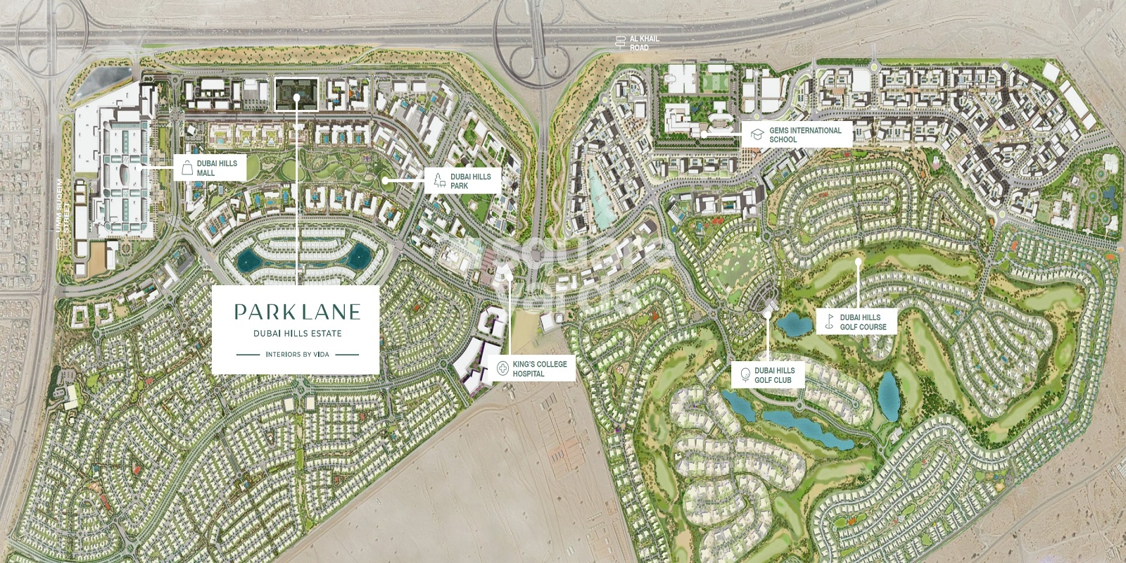 Emaar Park Lane Master Plan Image