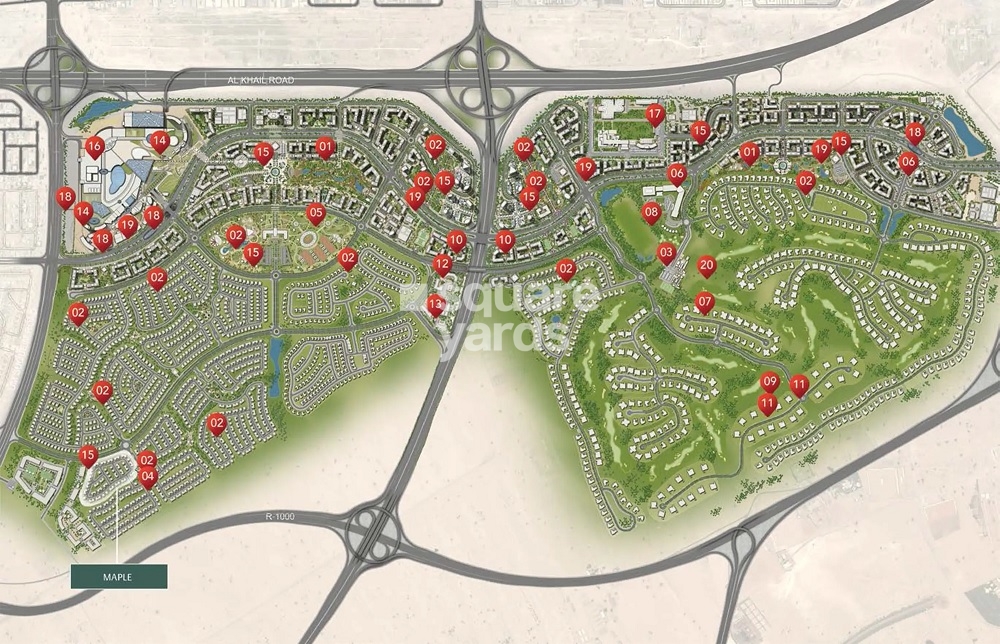 Emaar Park Ridge Master Plan Image