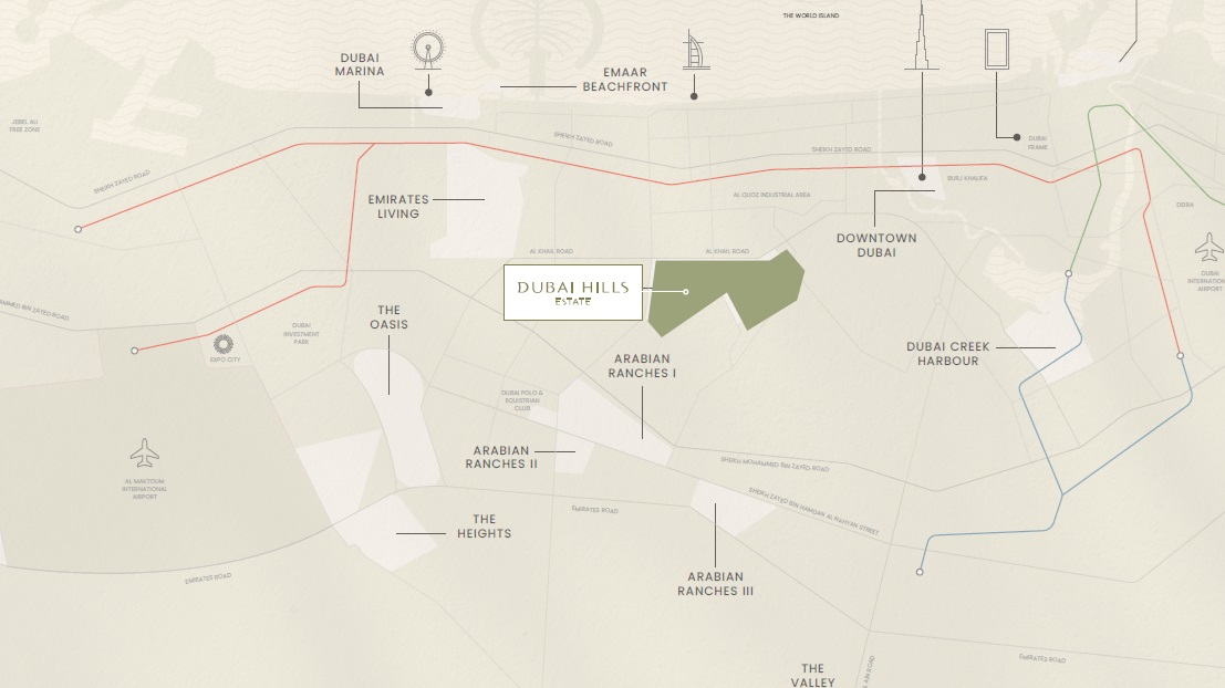 Emaar Parkland Location Image