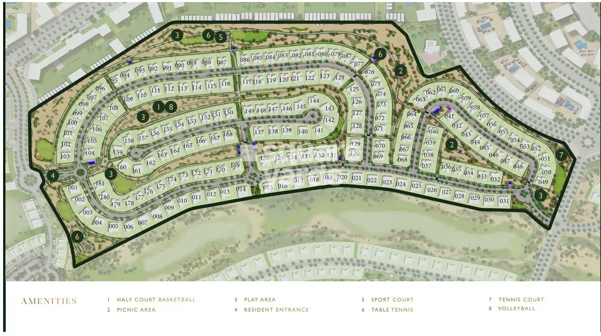 Emaar Parkway Vistas Villas Master Plan Image