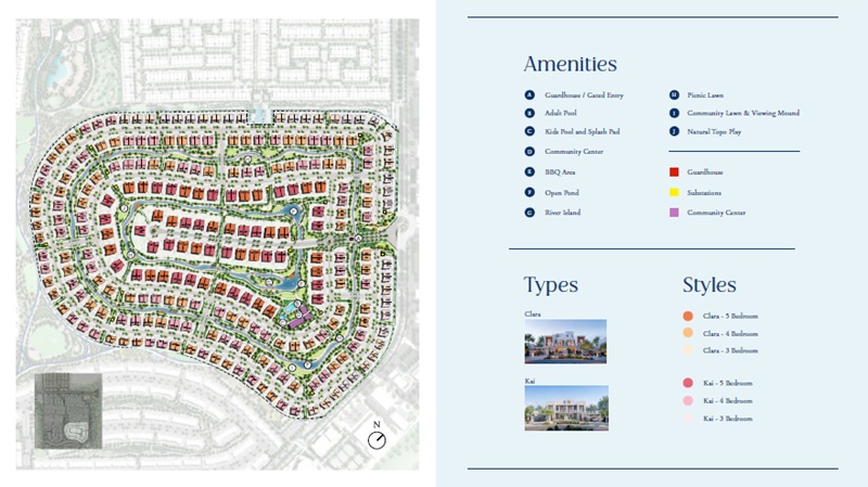 Emaar Rivana Master Plan Image