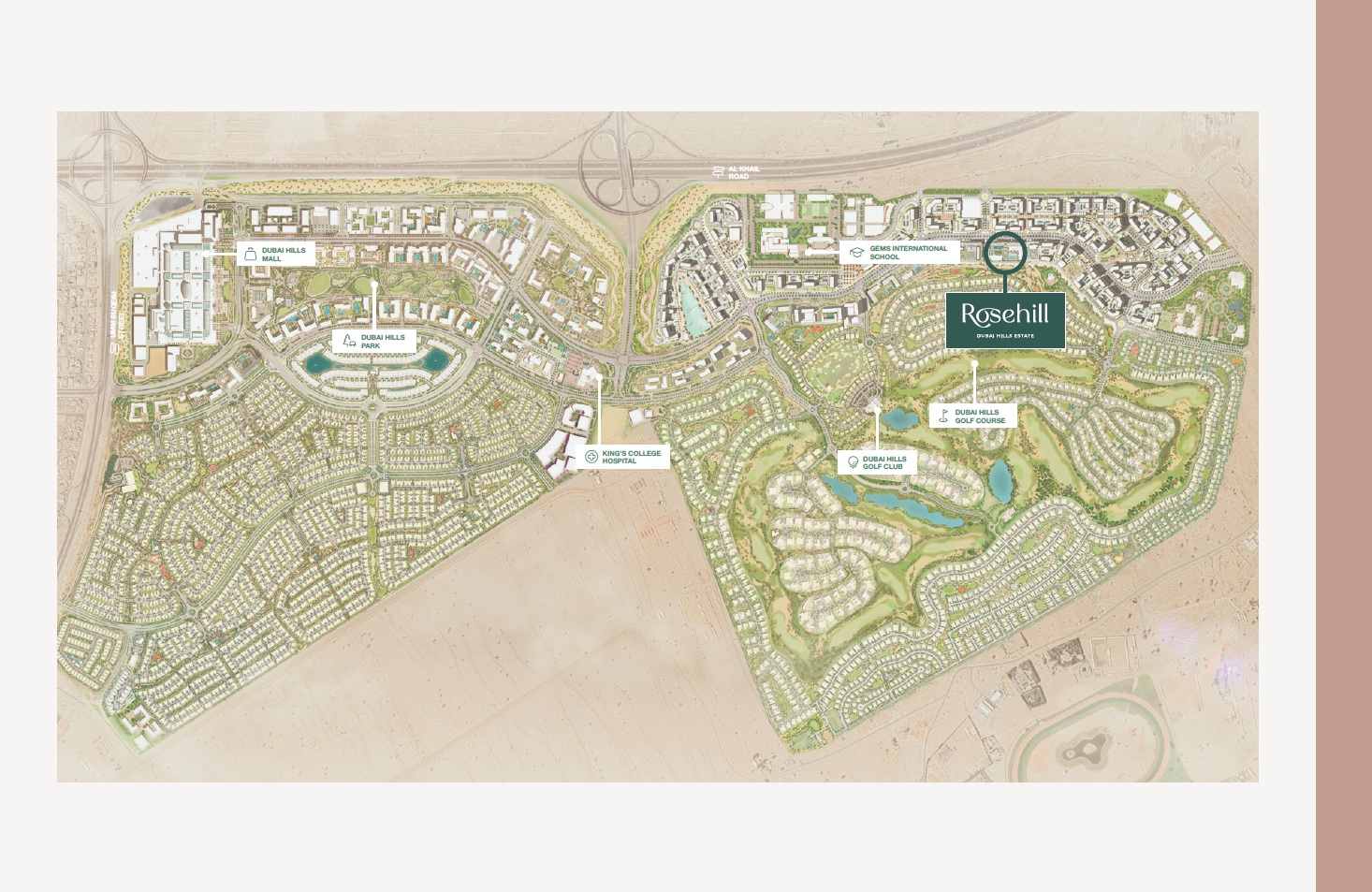 Emaar Rosehill Location Image