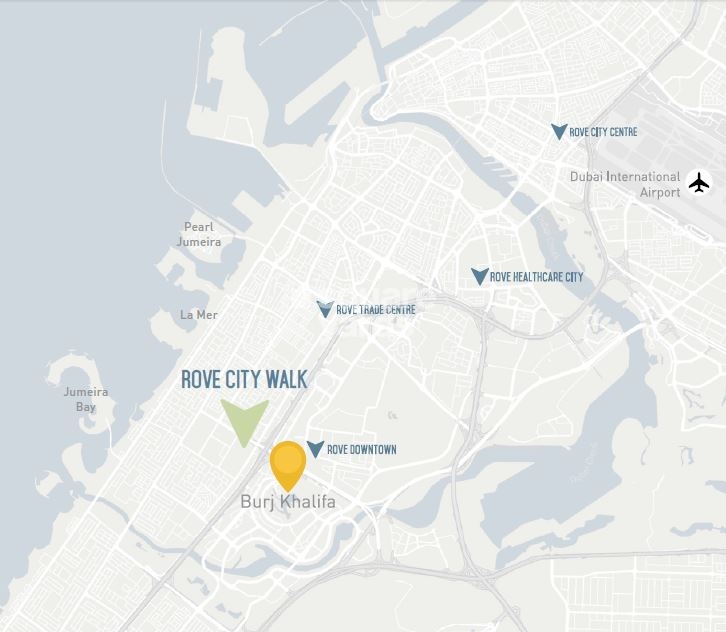 Emaar Rove City Walk Location Image
