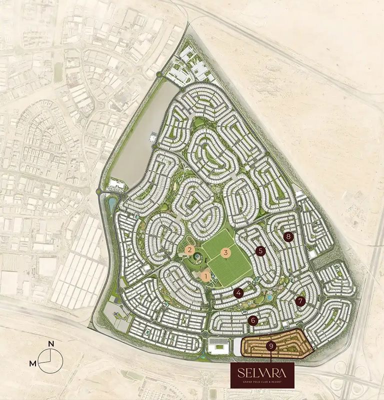 Emaar Selvara Master Plan Image