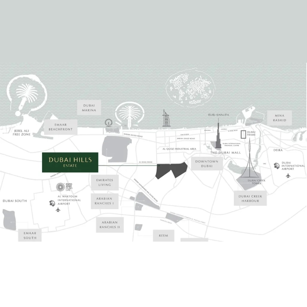 Emaar Socio Tower Location Image