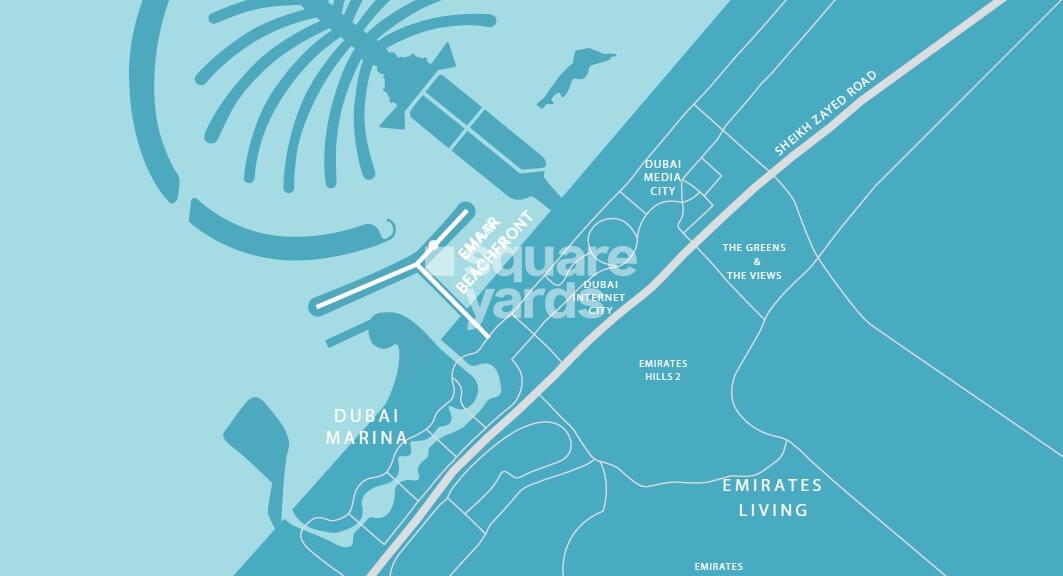 Emaar South Beach Location Image