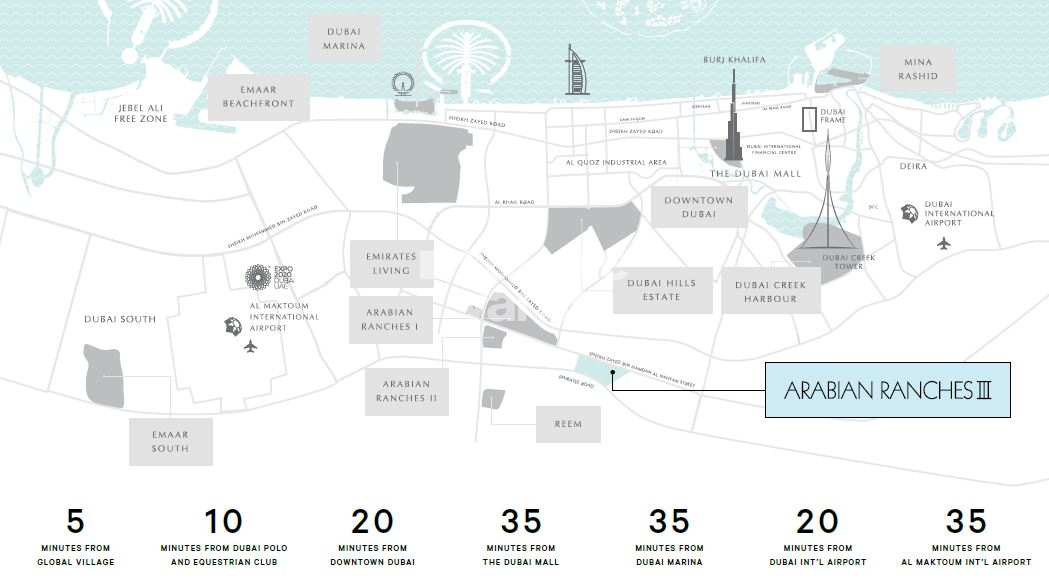 Emaar Spring Location Image