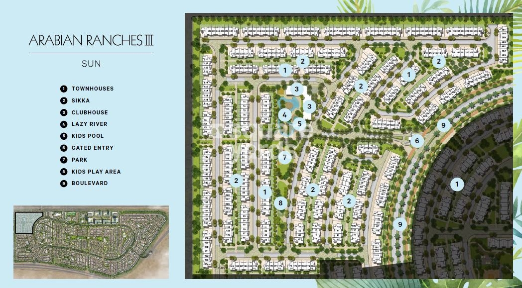 Emaar Sun Master Plan Image