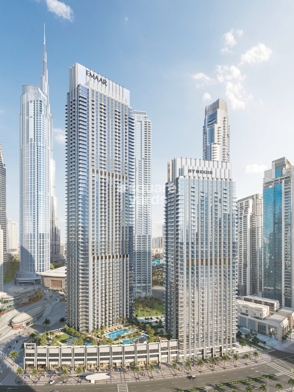 Emaar The St Regis Residences Tower View