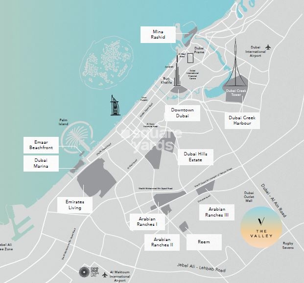 emaar the valley location image5