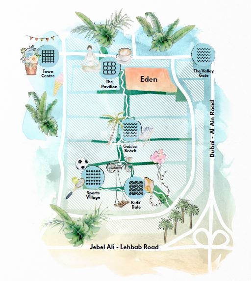 emaar the valley location image7