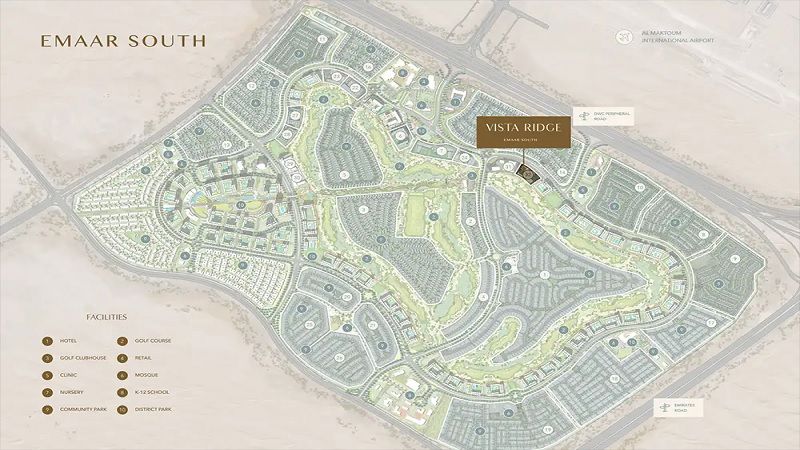 Emaar Vista Ridge Master Plan Image