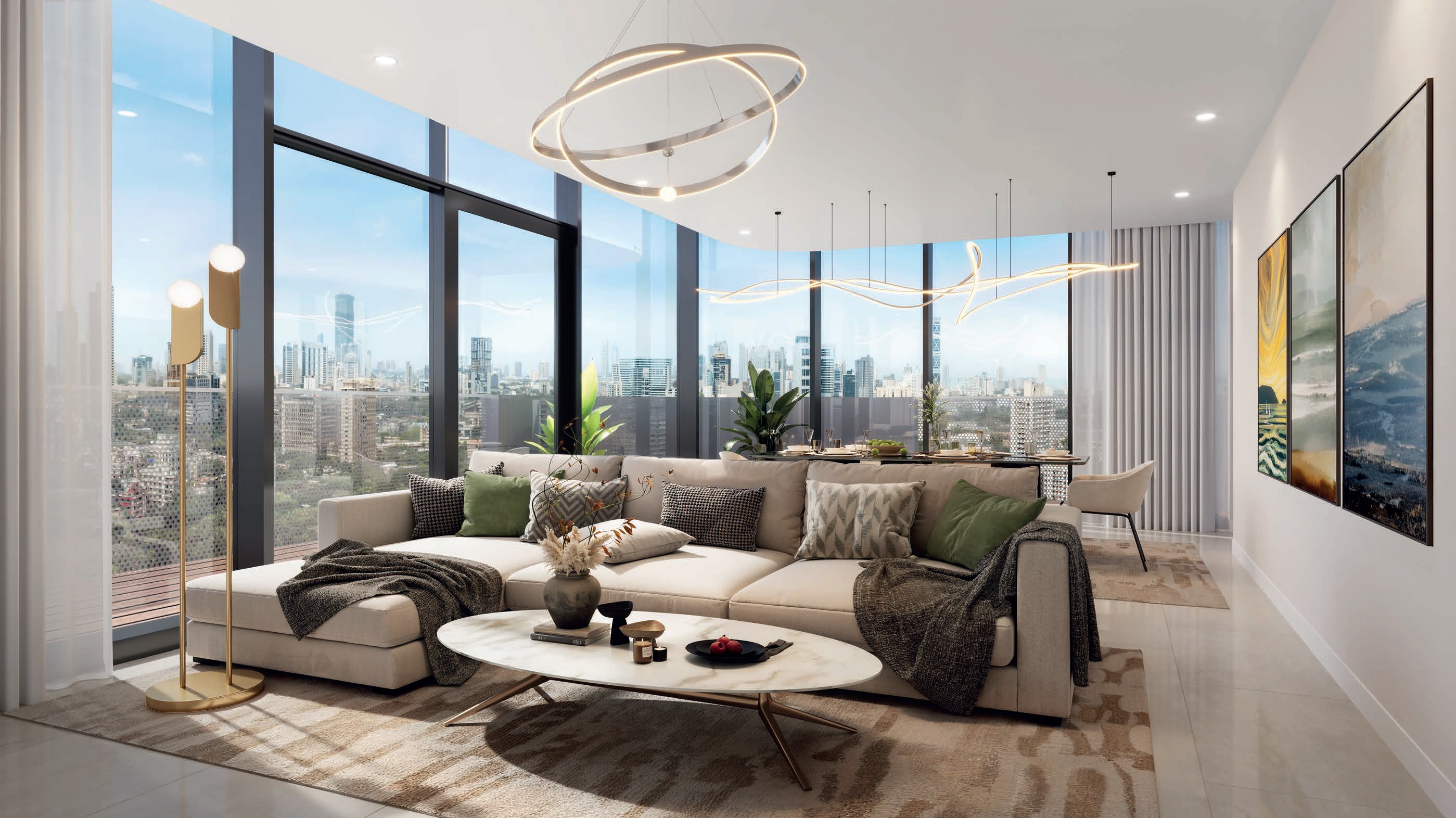 Emirates Azha Millennium Residences Apartment Interiors