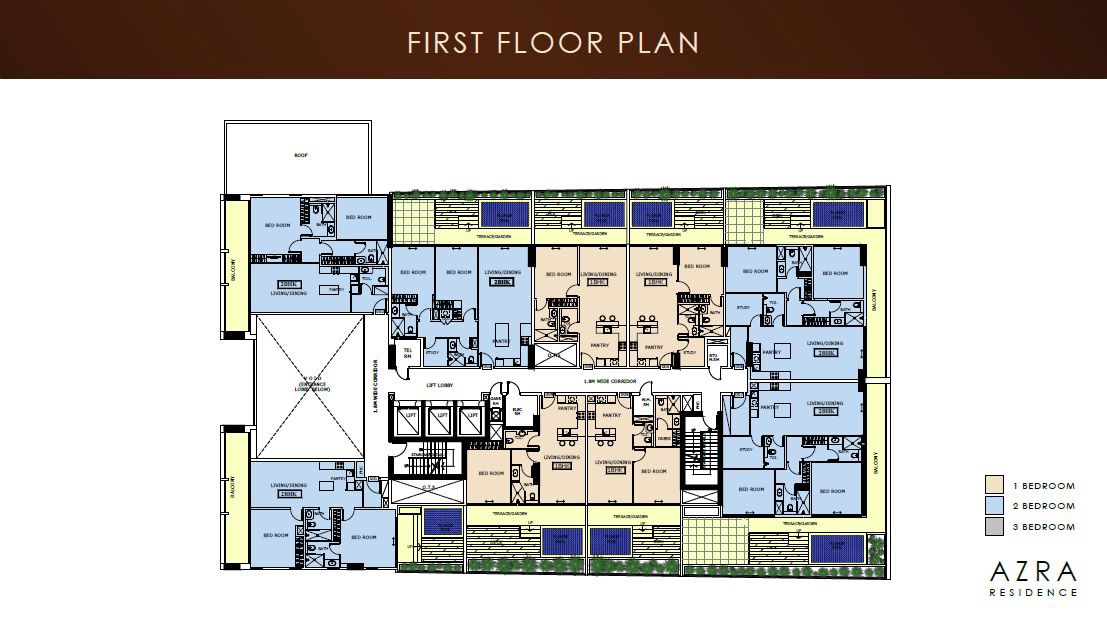 Enaam Azra Residence Floor Plans