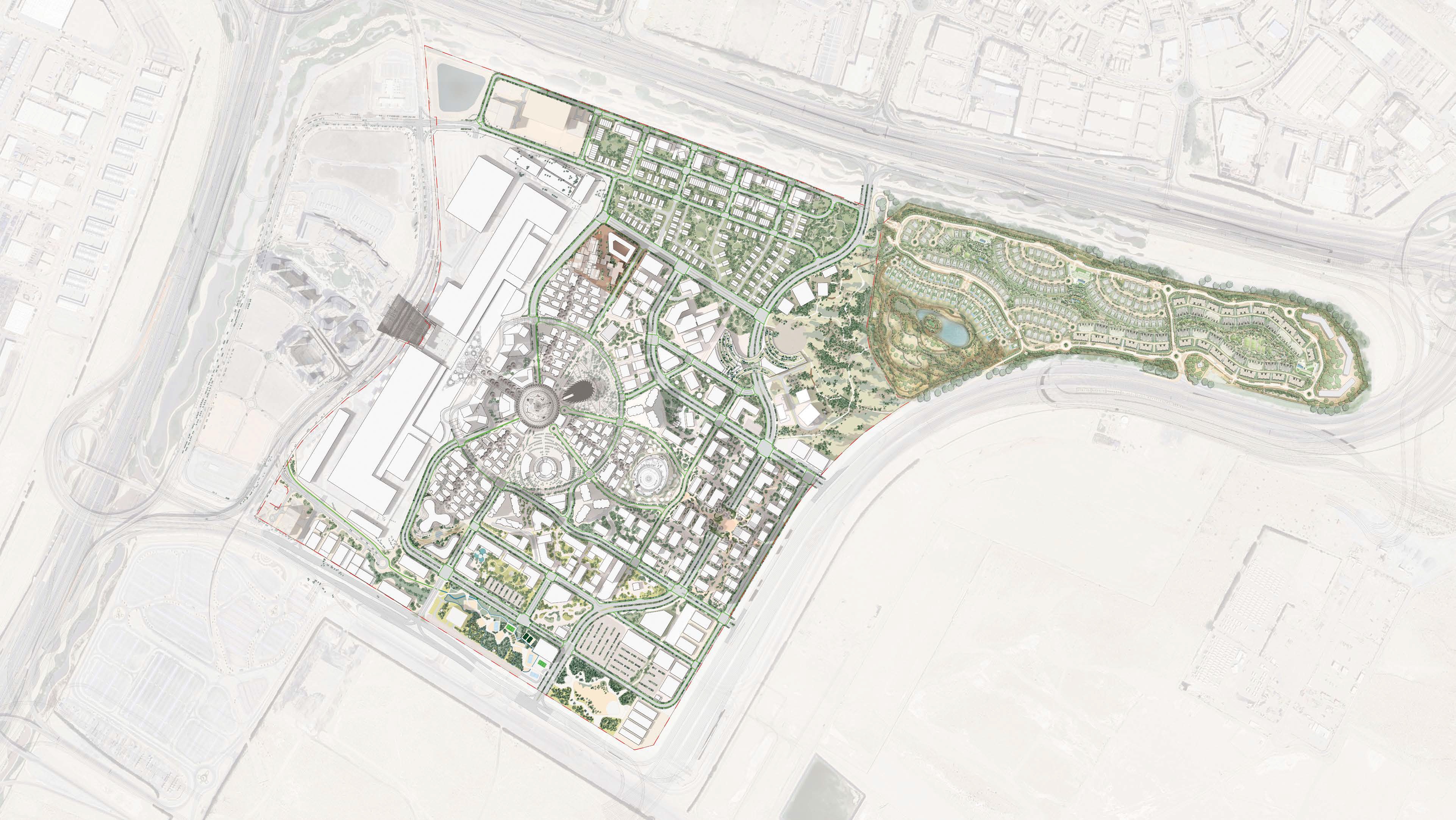 Expo Al Waha Residences Master Plan Image