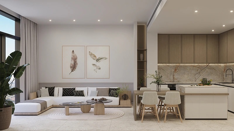 Fakhruddin Treppan Tower Apartment Interiors