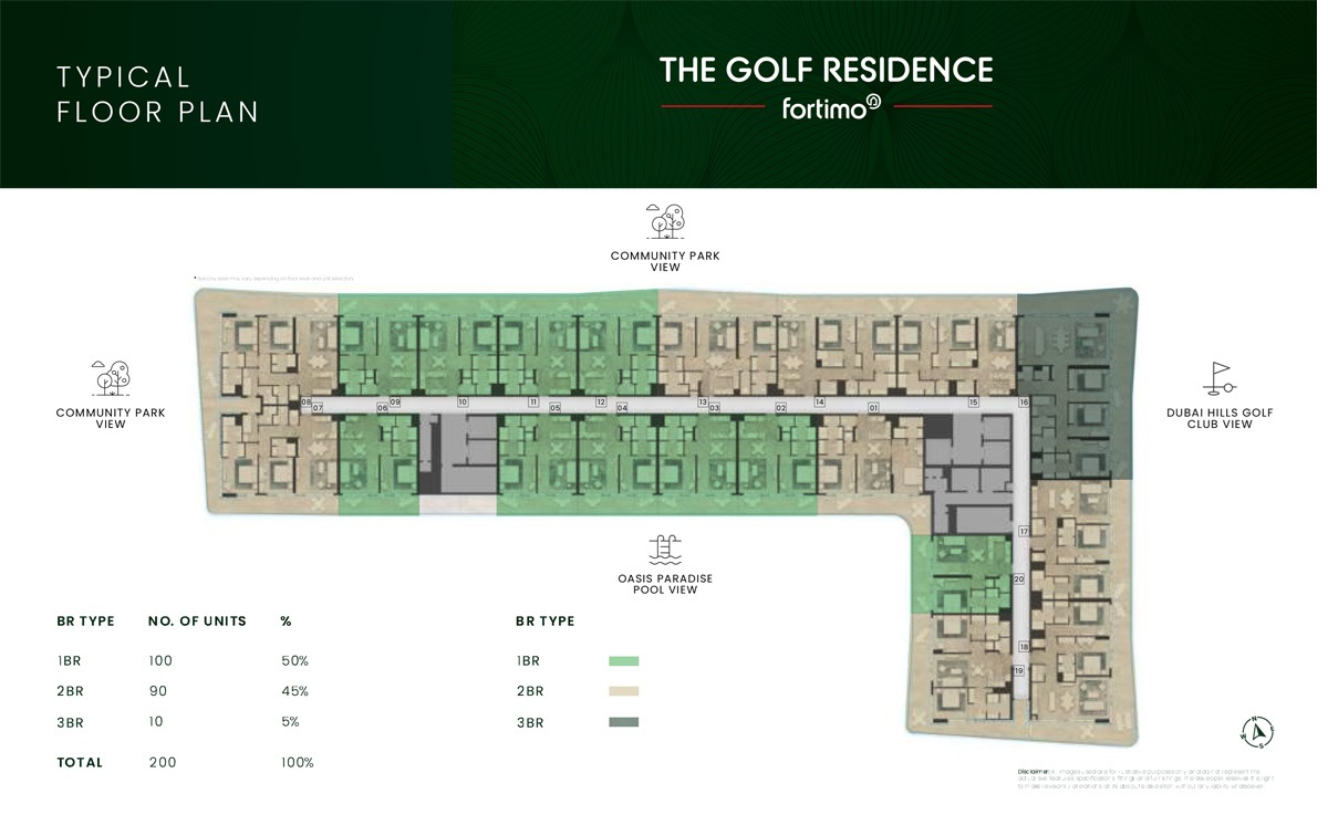 Fortimo Golf Residences Floor Plans