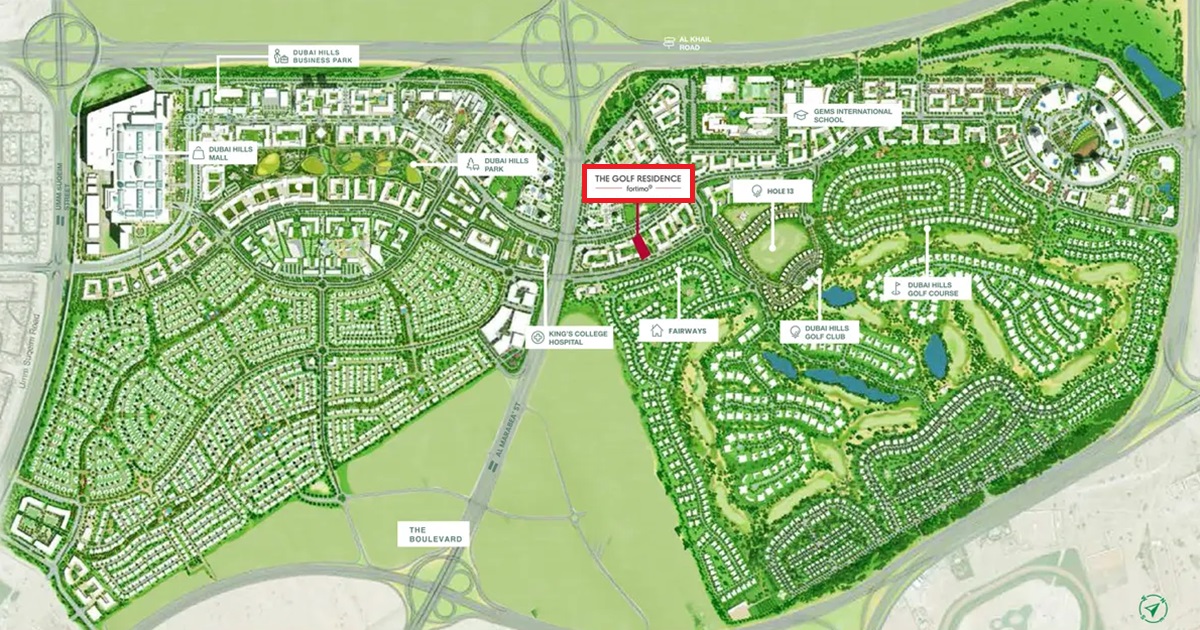 Fortimo Golf Residences Location Image