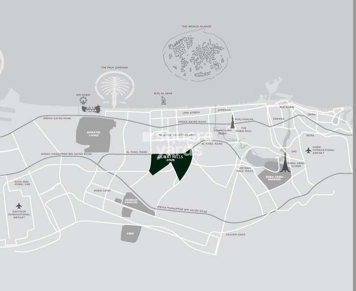 Golf Place Villas Location Image