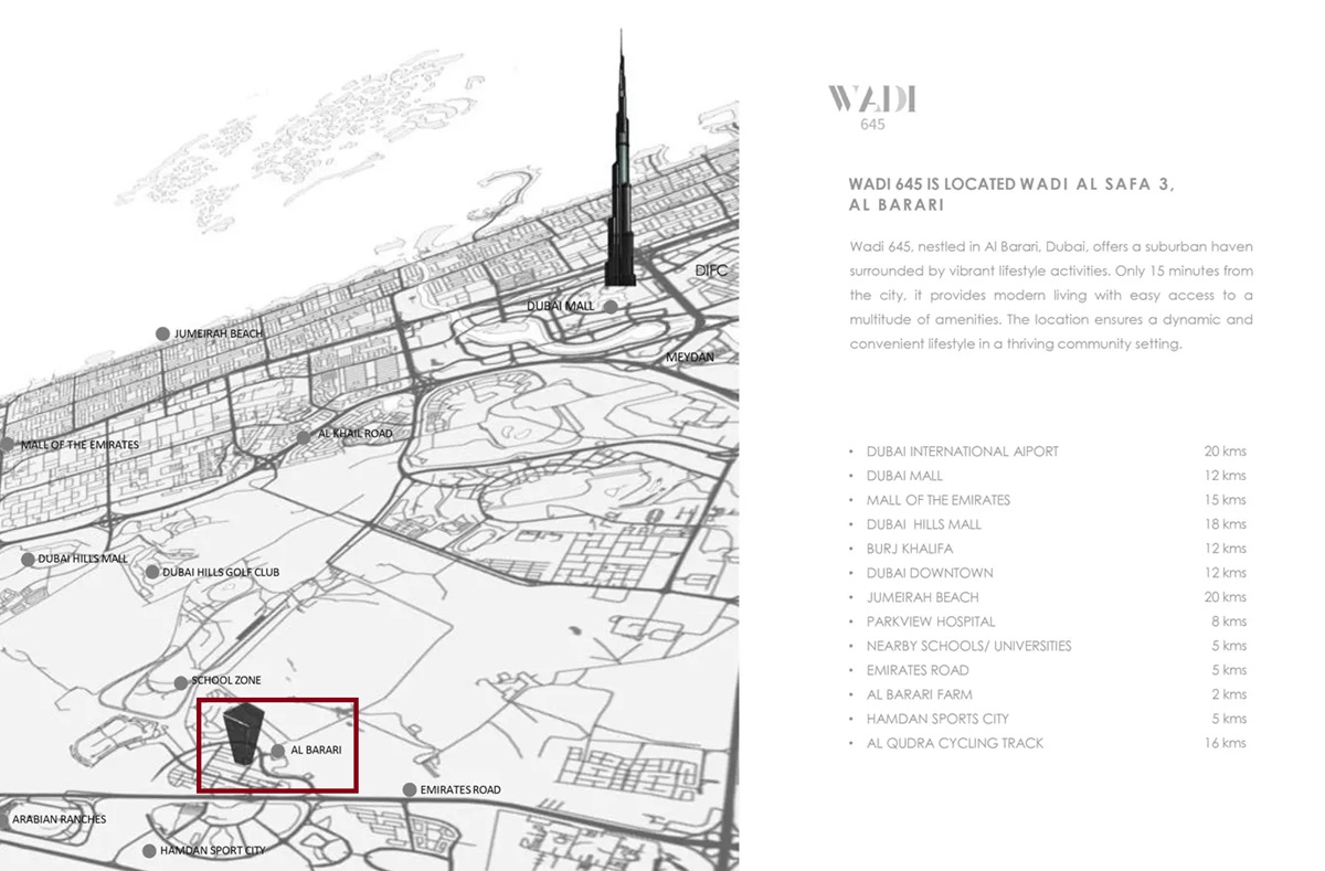 Greenside Wadi 645 Location Image