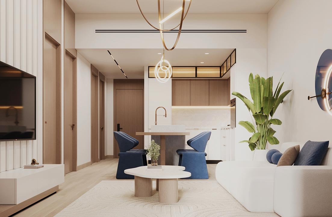 Grovy Coral Isle Residences Apartment Interiors