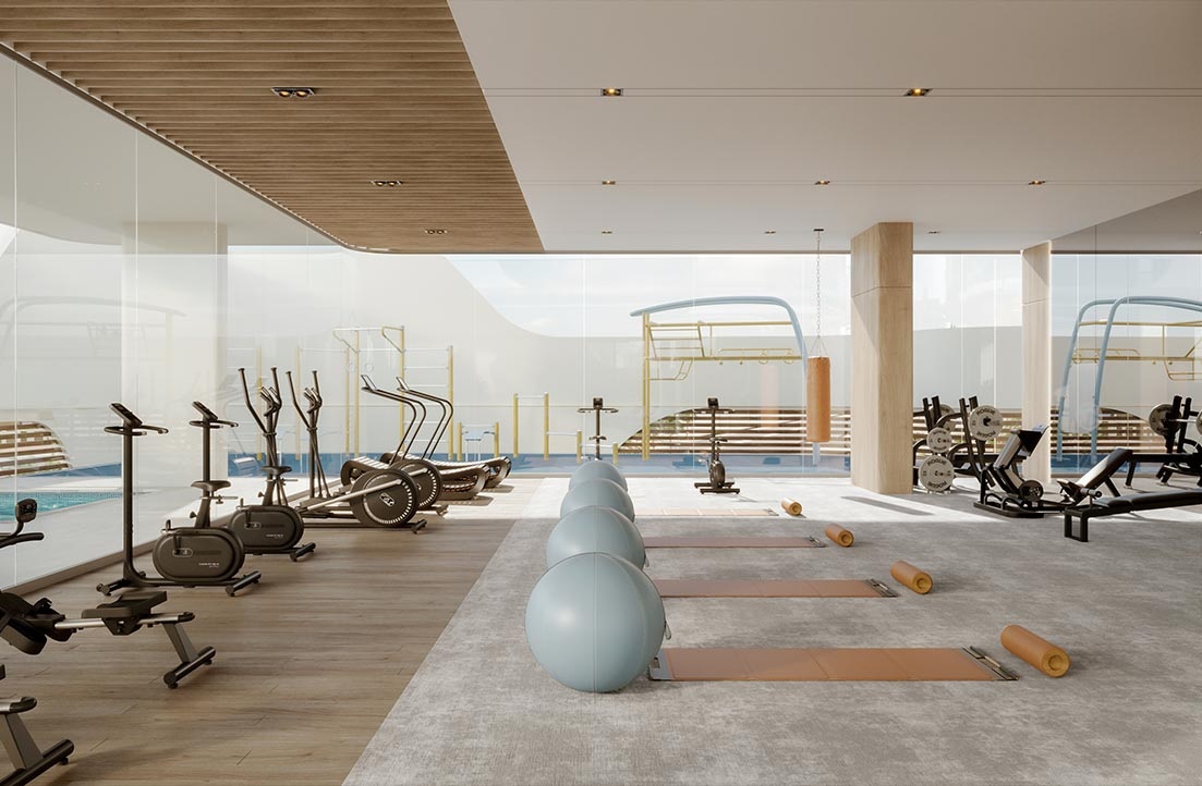 Grovy Coral Isle Residences Gymnasium Image