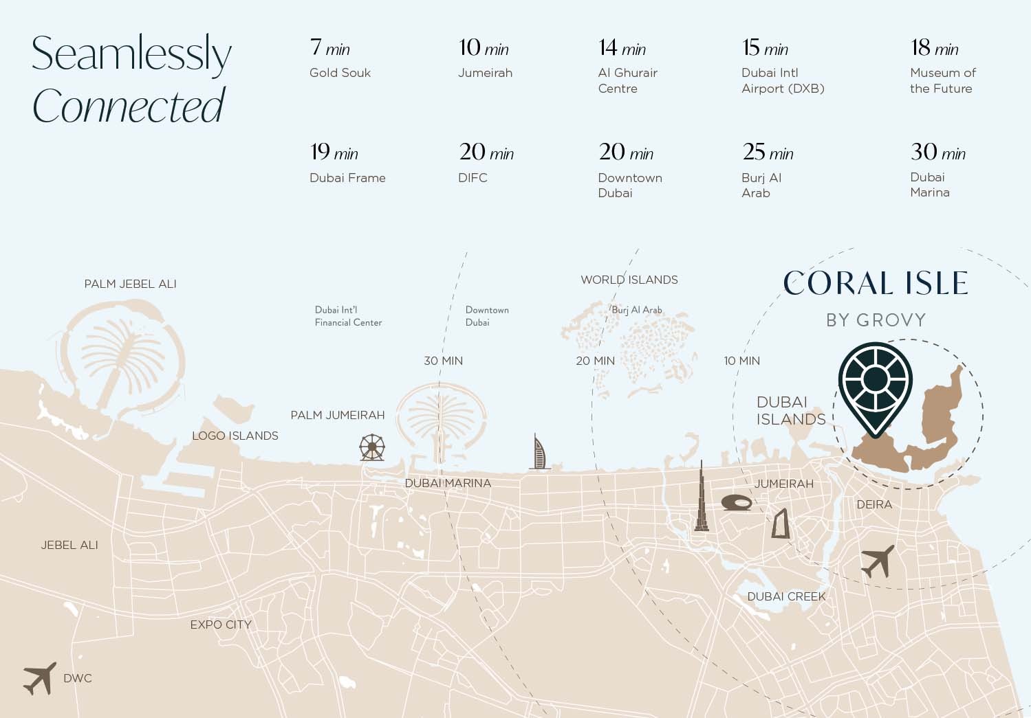 Grovy Coral Isle Residences Location Image