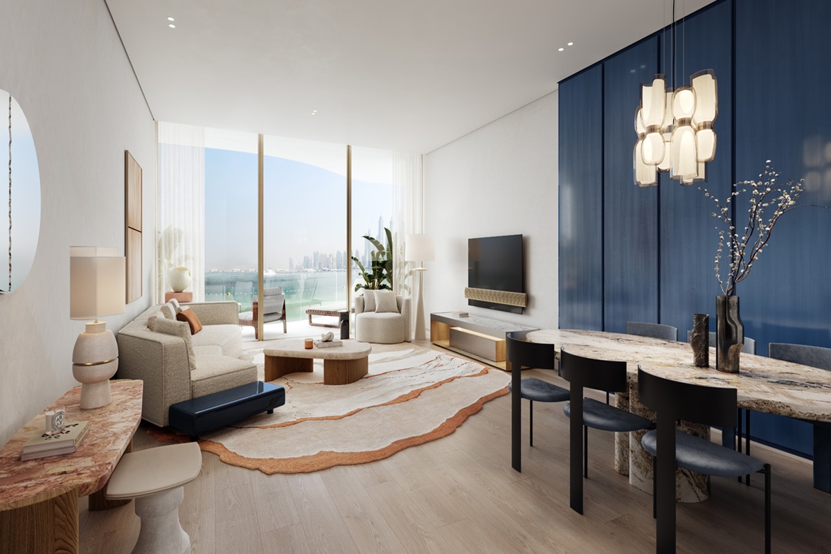 H And H Dubai Harbour Residences Apartment Interiors