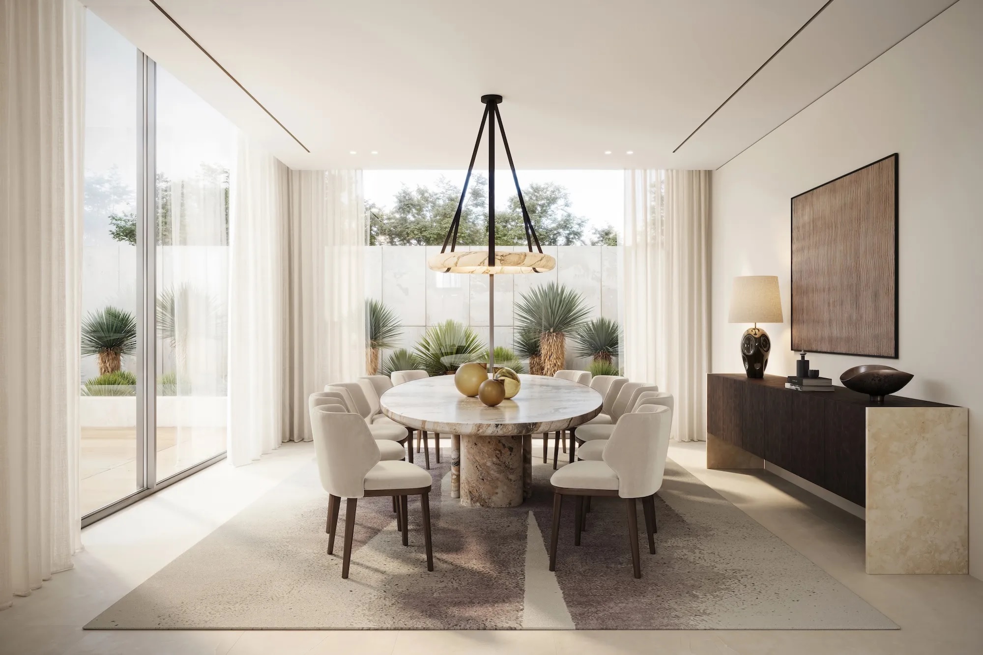 H And H Eden House Dubai Hills Villa Interiors