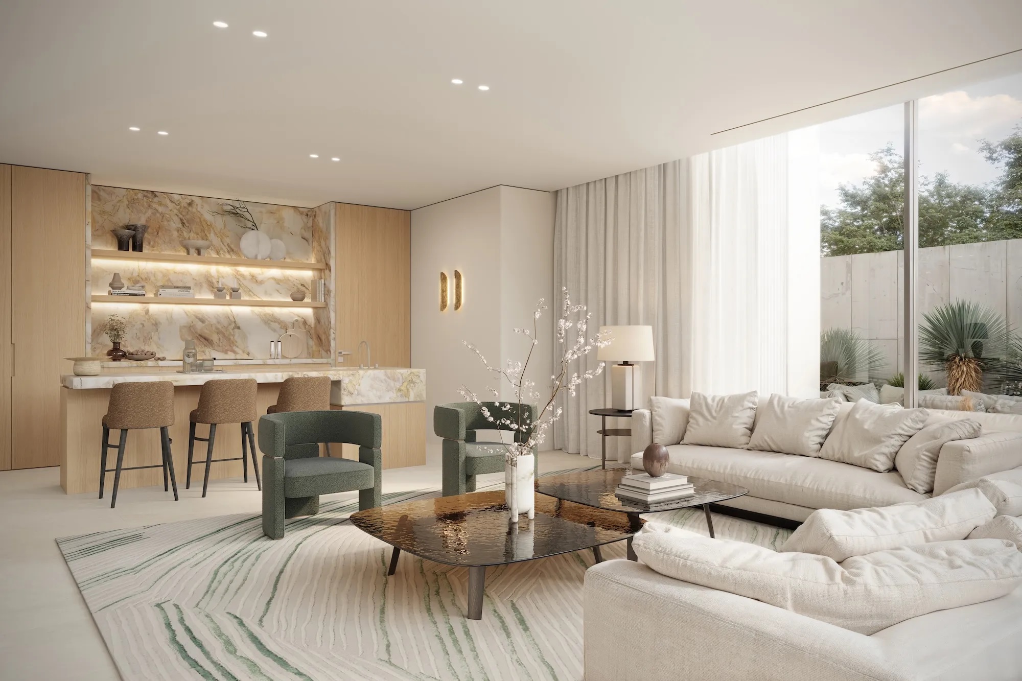 H And H Eden House Dubai Hills Villa Interiors