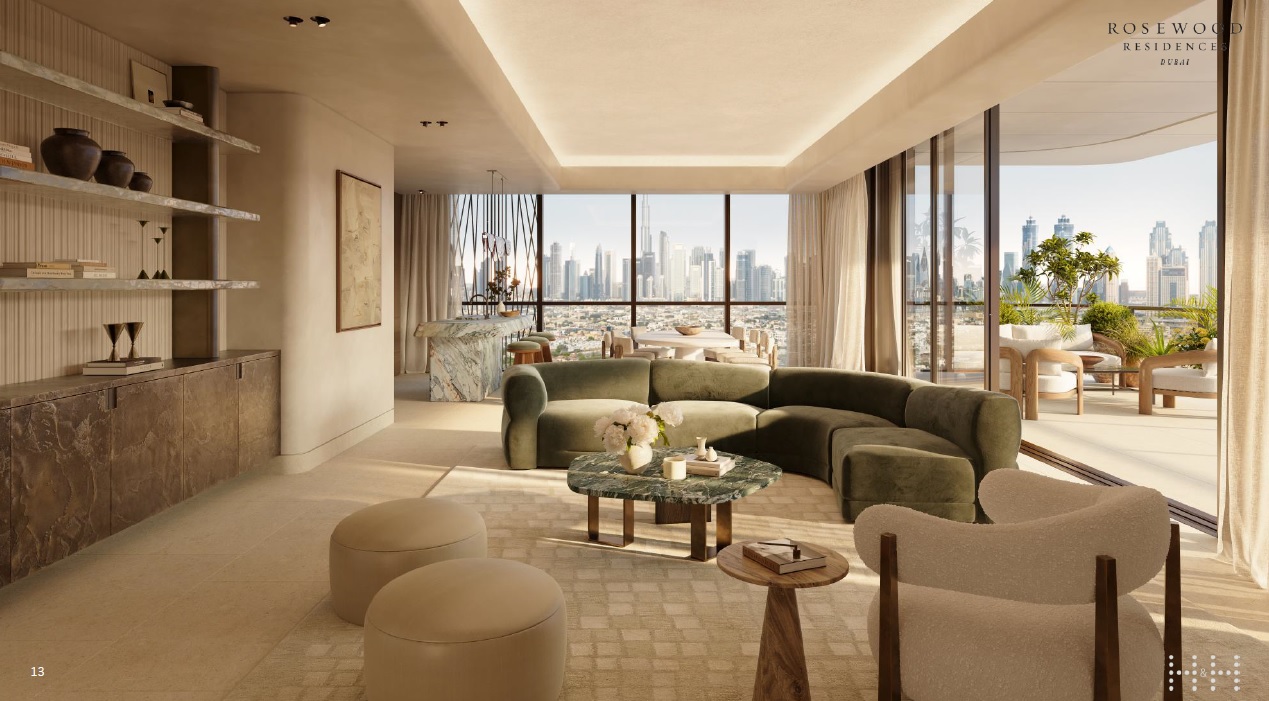 H and H Rosewood Residences Apartment Interiors