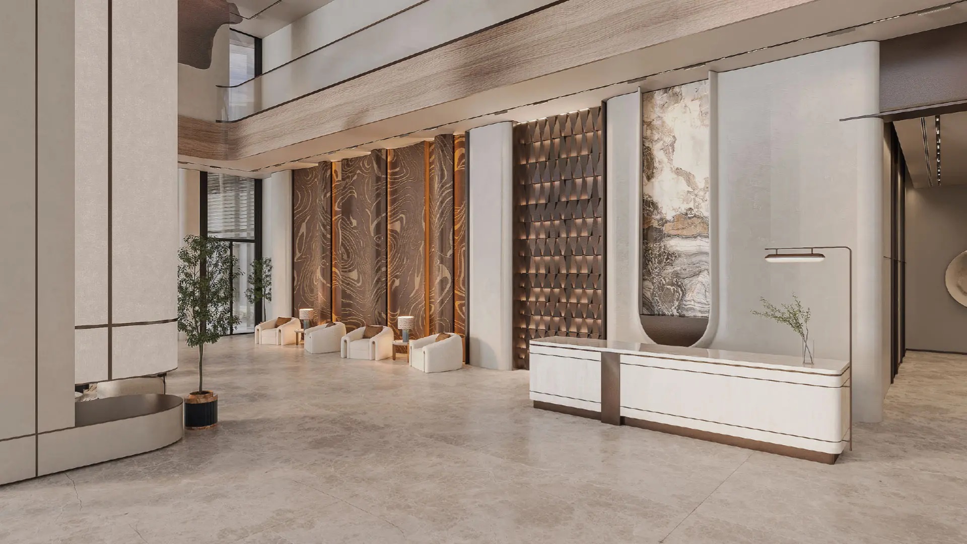 HMB Beverly Grande Apartment Interiors