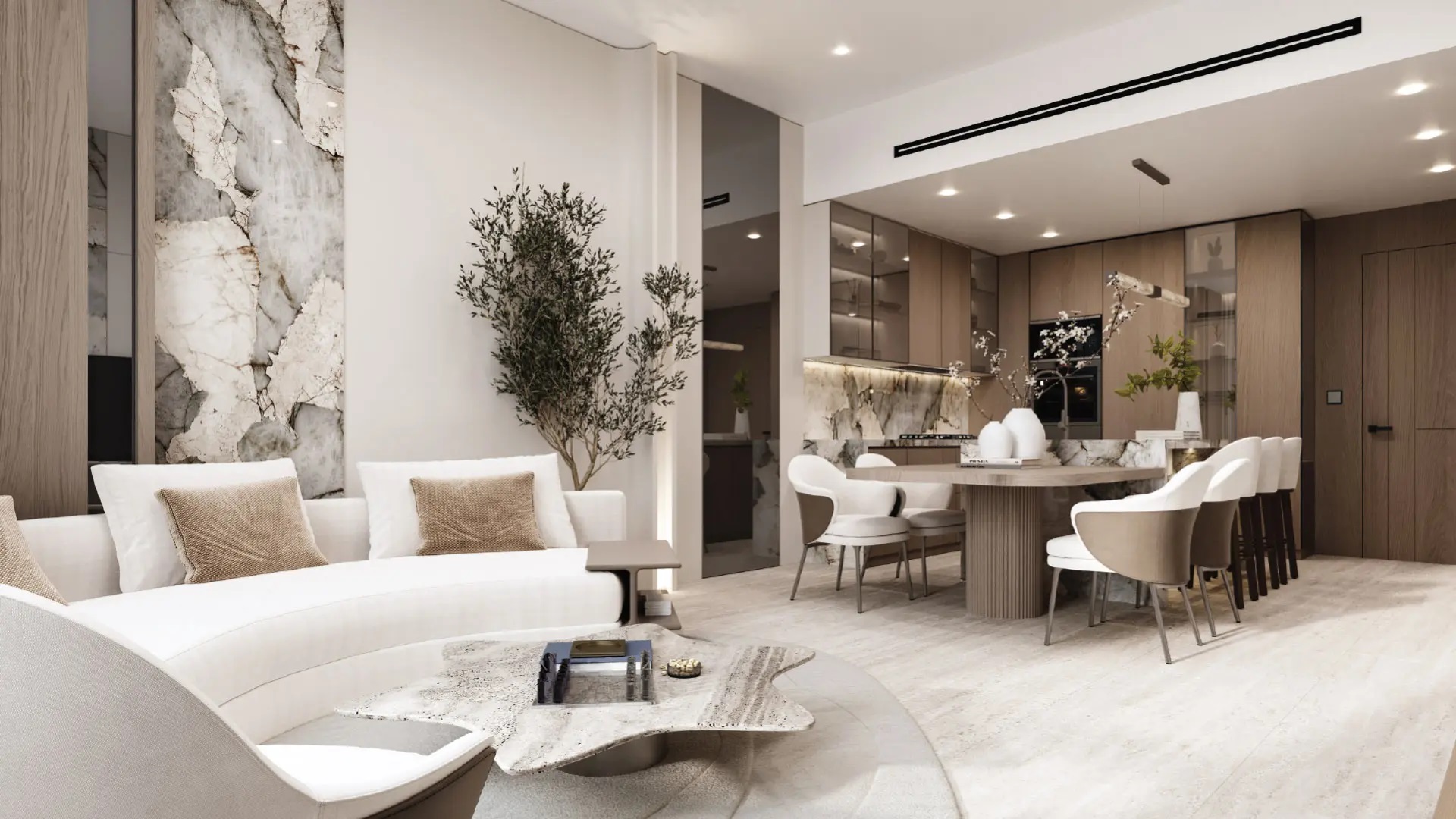 HMB Beverly Grande Apartment Interiors