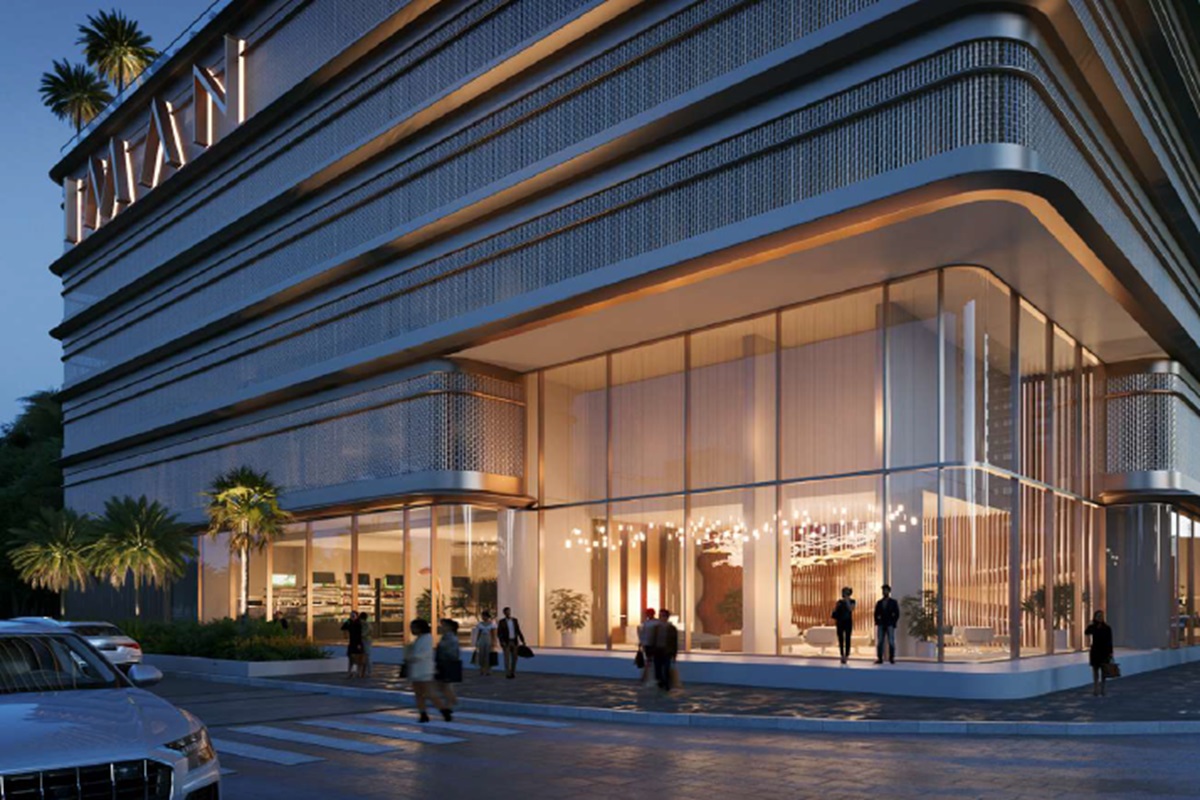 Iman One Park Square Entrance View