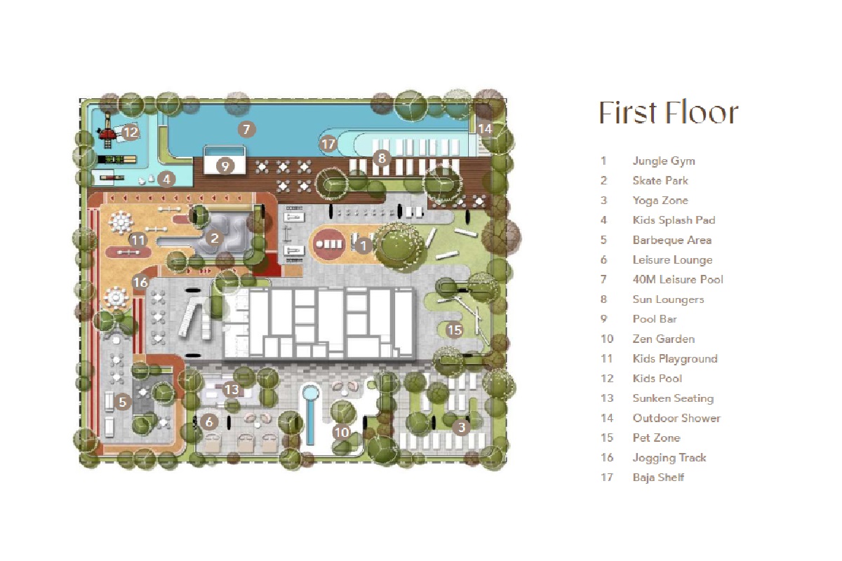 Iman One Park Square Floor Plans