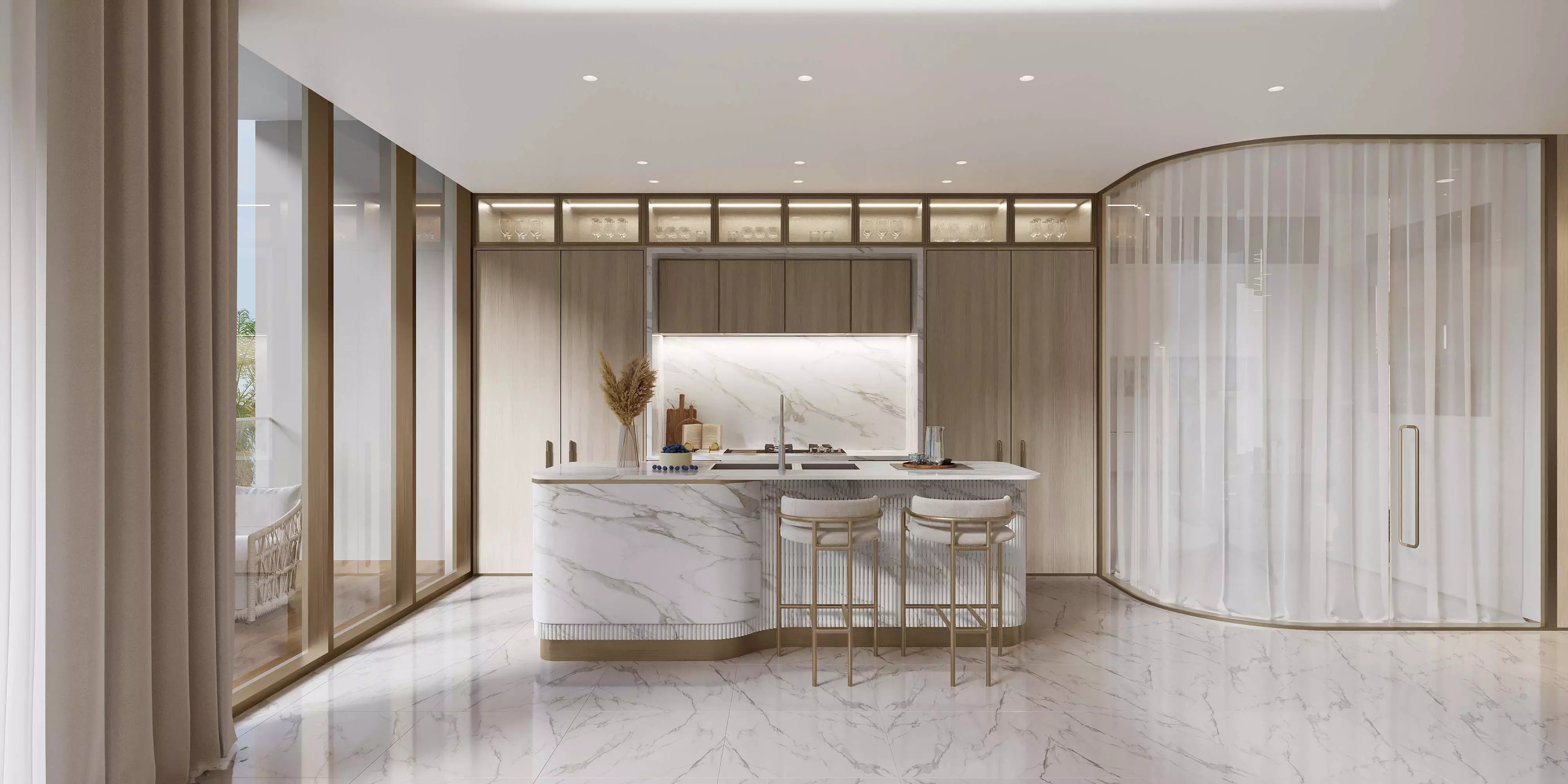 Imtiaz Beach Walk Residence Apartment Interiors