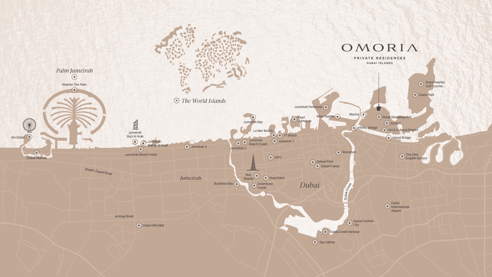 Innovate Omoria Private Residences Location Image