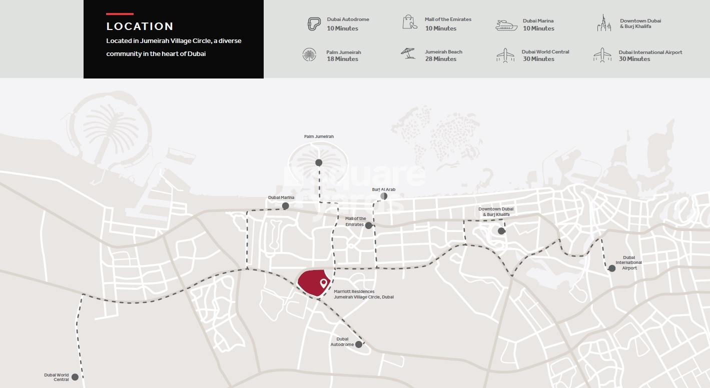 Khamas Marriott Residences Location Image