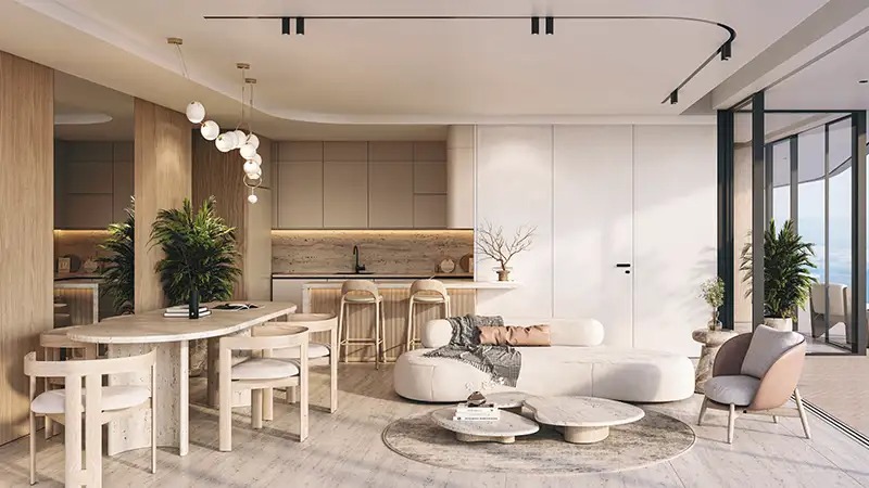 Kora IL Vento Apartment Interiors