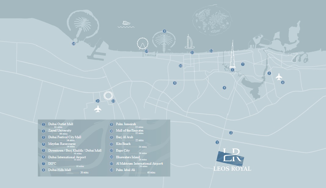 LEOS Royal Villas Location Image
