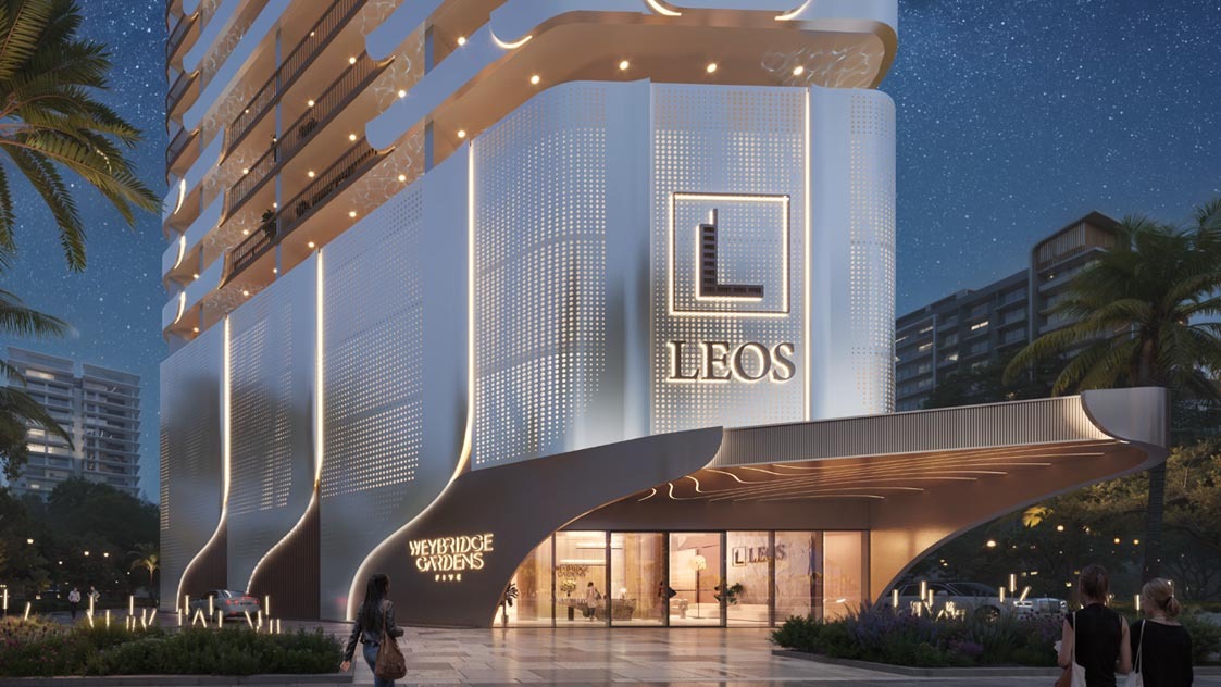 LEOS Weybridge Gardens 5 Entrance View