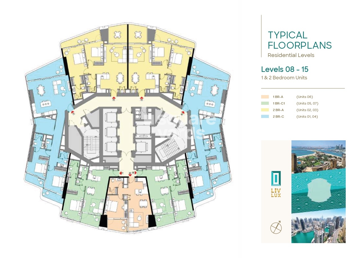 LIV LUX Apartments Floor Plans