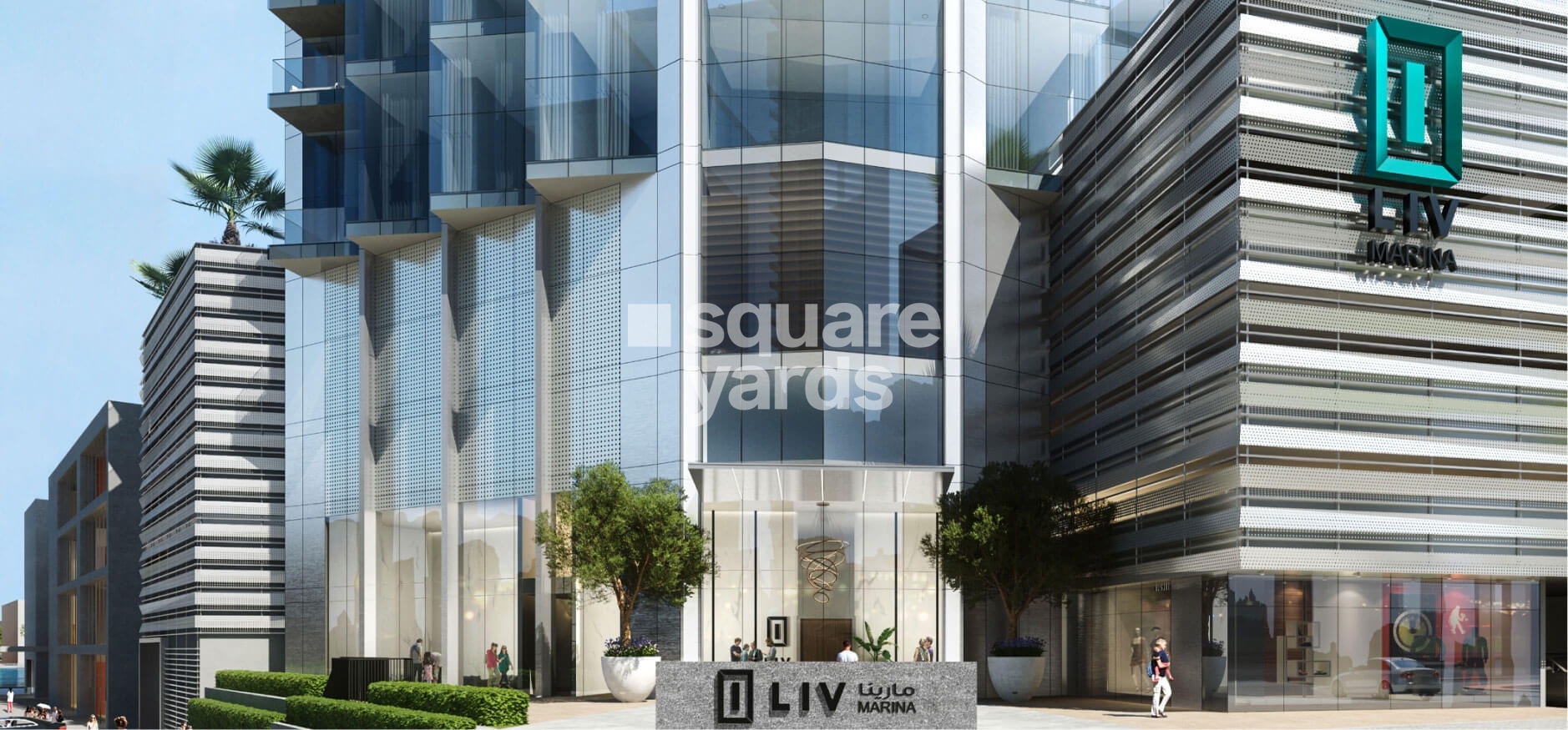 LIV Marina Entrance View