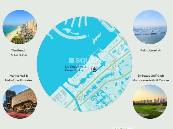 LIV Residence Apartments Location Image