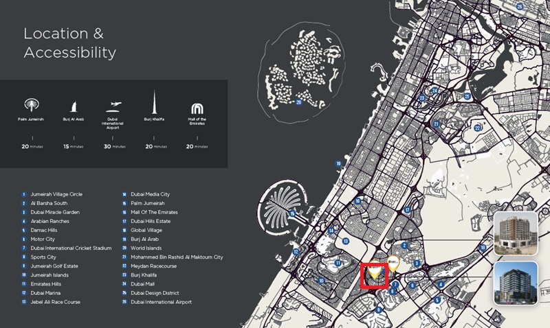 Lucky Royale Residence Location Image