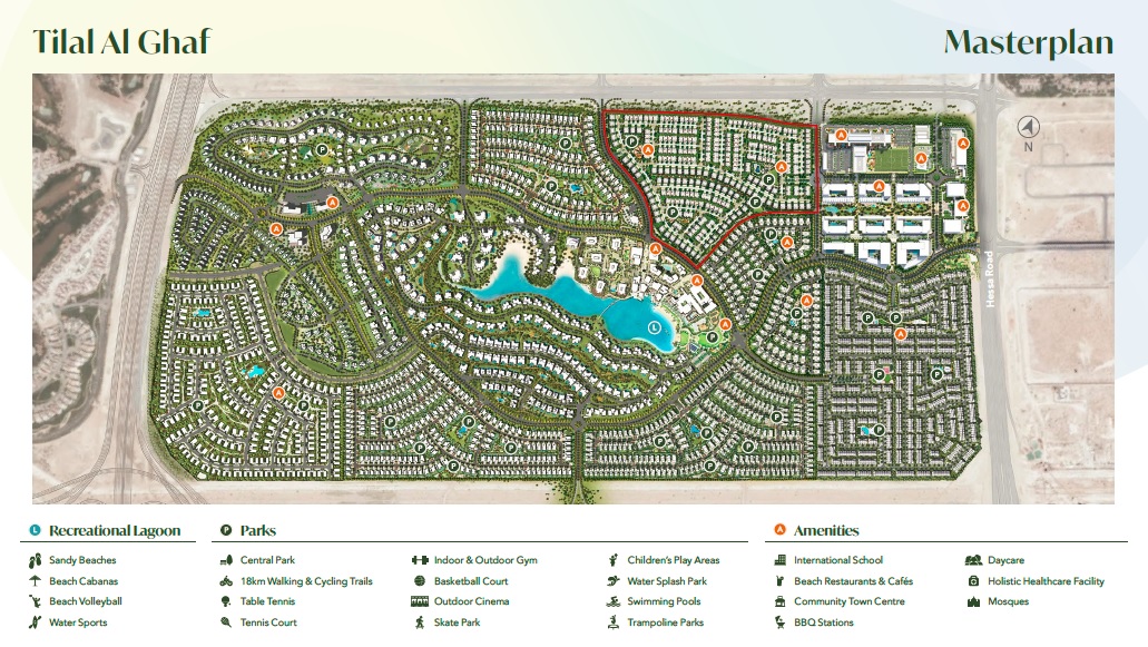 Majid Aura Villas Master Plan Image