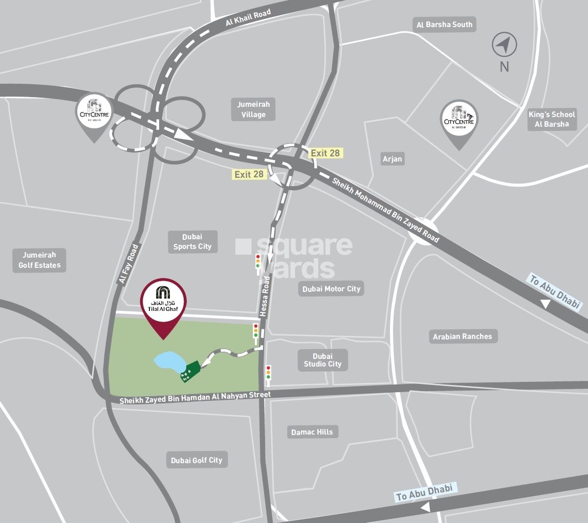 Majid Elan Tilal Al Ghaf Location Image