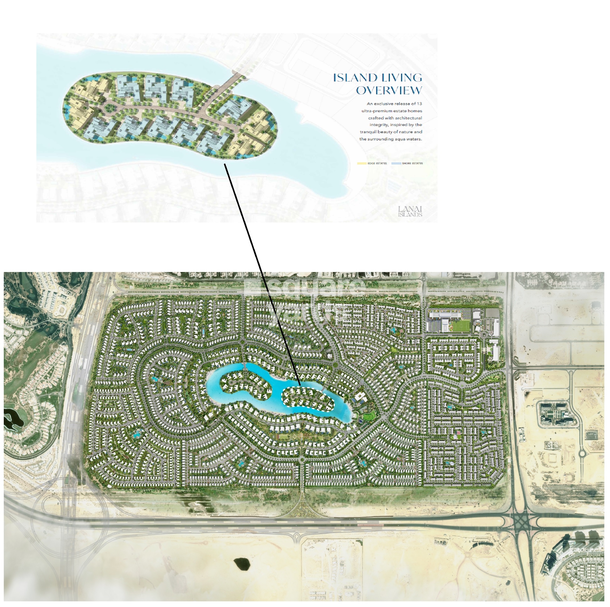 Majid Lanai Island Master Plan Image