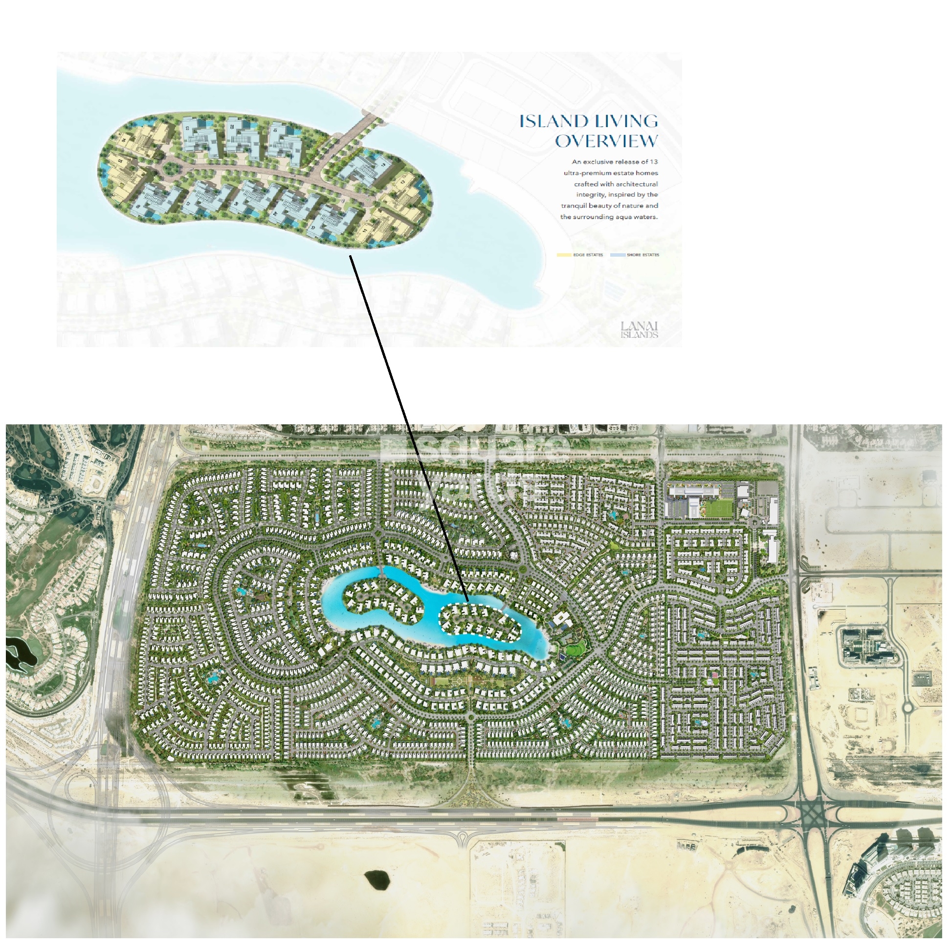 Majid Lanai Island Master Plan Image